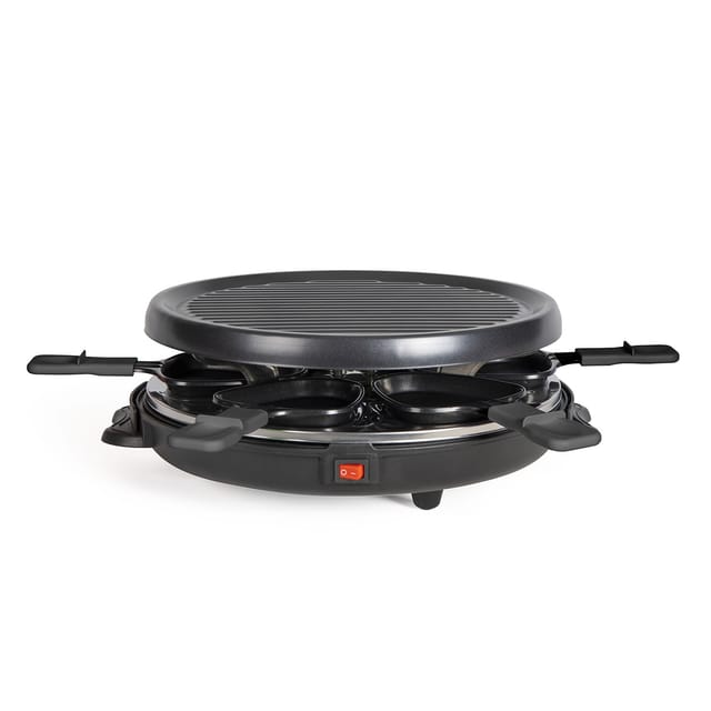 Appareil À Raclette 6 Personnes Onli On1020n - 800w - 6 Caquelons Et 6 Spatules