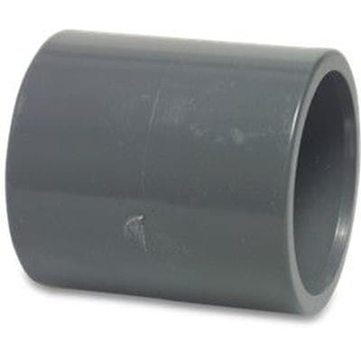 Bevo Pvc-u Klebemuffe 63 Mm 16bar Grau 110651