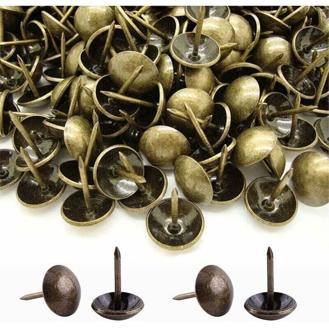 500 Stück Polsternägel, Robuste 17 X 11 Mm, Bronzefarbene Ziernägel, Ideal Für Diy-retro-möbel, Sofas, Sessel, Betten Und Stühle Im Vintage-stil.