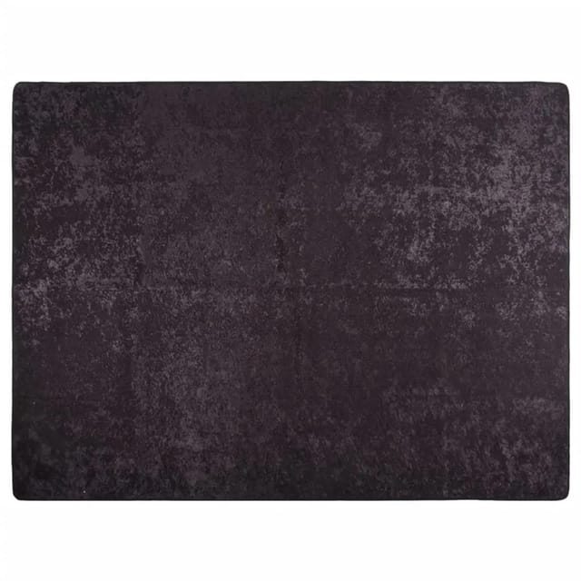 vidaXL Teppich Waschbar Anthrazit 400x300 Cm Rutschfest 1927199