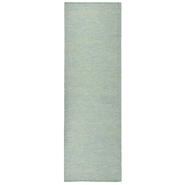 vidaXL Outdoor-Teppich Flachgewebe 80x250 cm Türkis 340800