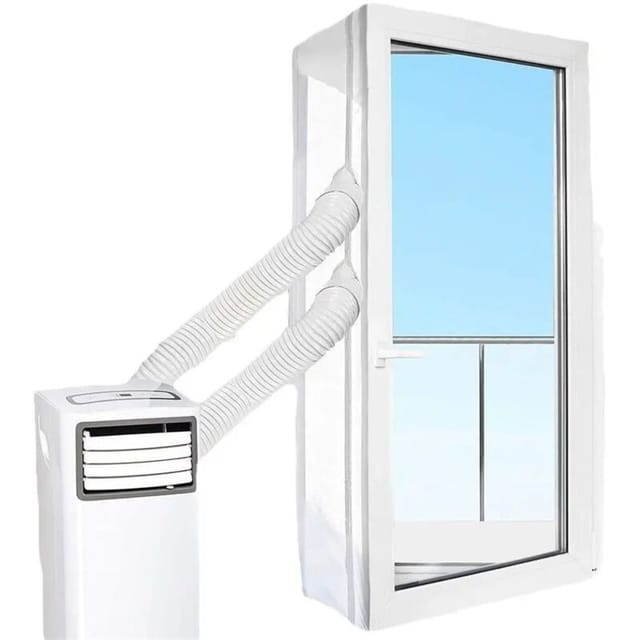400 Cm Fensterdichtung Für Mobile Klimageräte, Wasserdichte Fensterdichtung, Dichtungstuch Für Fenster Mobiler Klimageräte