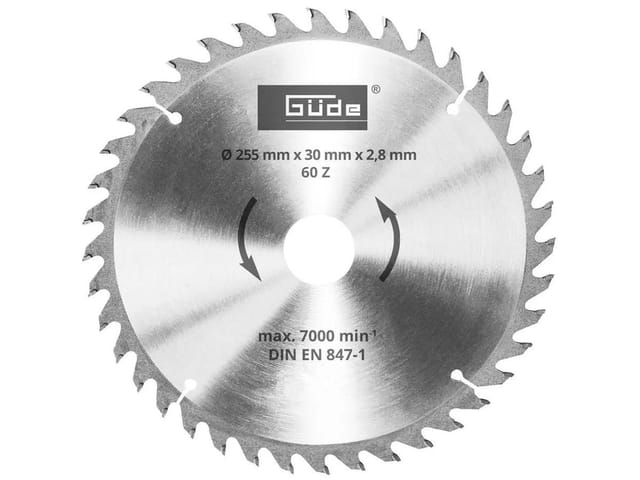 Güde Tischkreissäge Gtk 2000.1 Mit Anschlag 2000 W 254 Mm 2. Sägeblatt