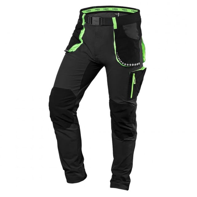 Hochwertige Arbeitshose, 4-wege-stretch, Schwarz, Größe Xxxl