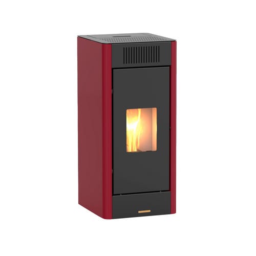 BLAZE Pelletofen »Ilia«, bordeaux, 8 kW - rot