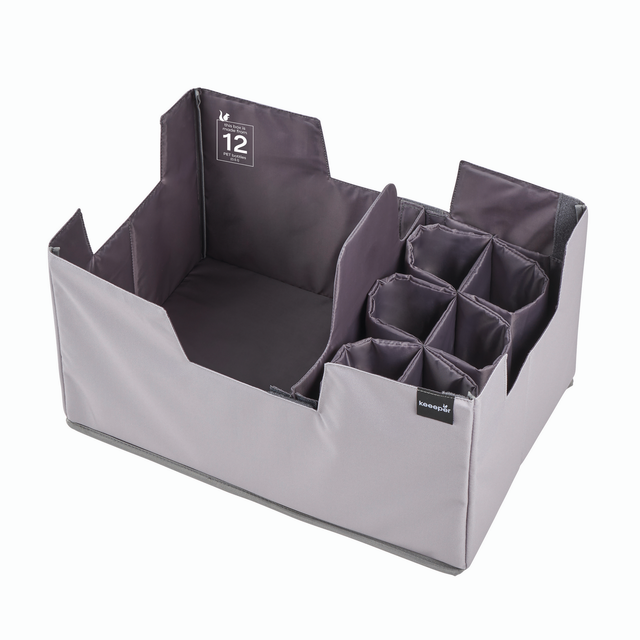 Einkaufsorganizer 'Neo' faltbar grau 39 l