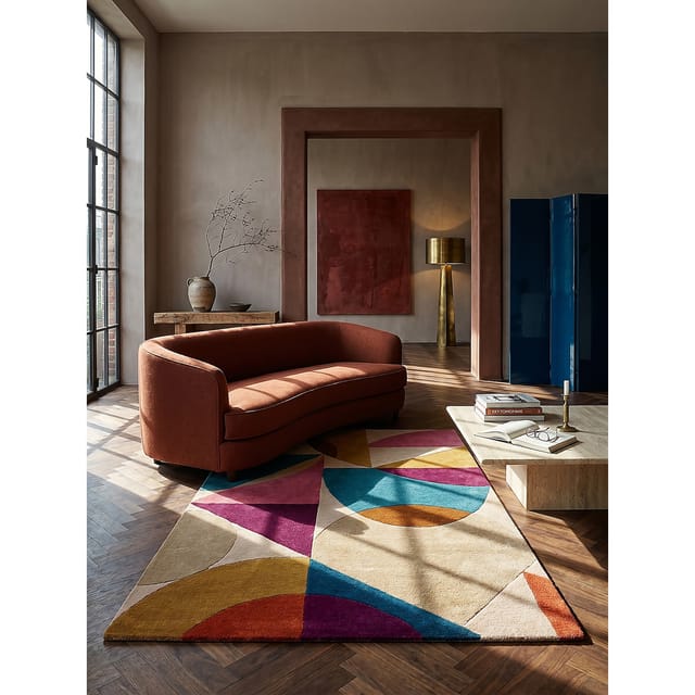 Wollteppich handgetuftet Bunt 120 x 170 cm - AIRE Kadima Design