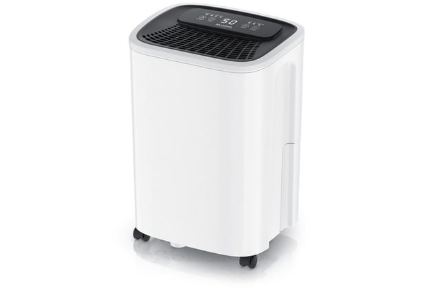 Brandson Luftentfeuchter mit Kompressor, 10L pro 24h, Dehumidifier Raumentfeuchter elektrisch, für 40 m³ Räume, Entfeuchtung 10 l/Tag, Tank 2,3 l, Timer, Defrosting, WiFi, mit APP für Schlafzimmer Bad Keller