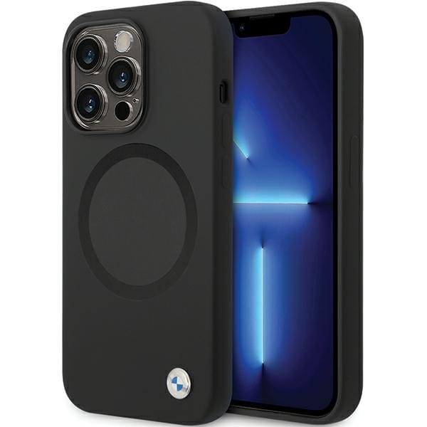 Iphone 14 Pro Max Bmw Flüssigsilikon Magsafe Hülle Schwarz