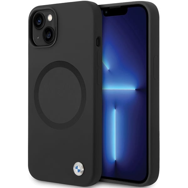 Iphone 14 Bmw Flüssigsilikon Magsafe Hülle Schwarz
