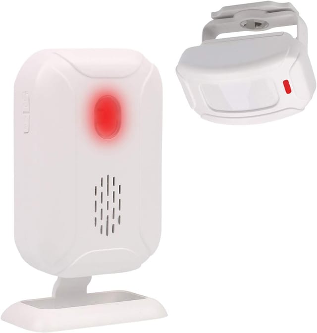 Einteilige Drahtlose Türklingel Mit Bewegungsmelder Für Haustür/besucherhaus Und Alarmset Für Geschäft/briefkasten, Bestehend Aus 1 Sensor Und 1 Empfänger.
