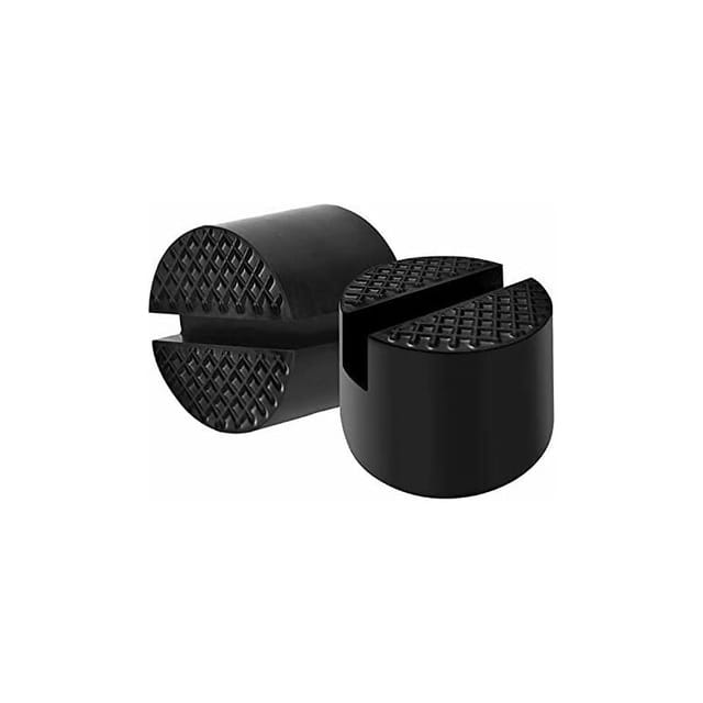 Gummi-stoßdämpferblock, Hydraulikheber, Hebekissen, Wagenheber, Hebebühne, Massives Auto, Während Des Anhebens, Durchmesser Der Fahrzeugunterseite: 48 Mm (schwarz, 2 Stück)