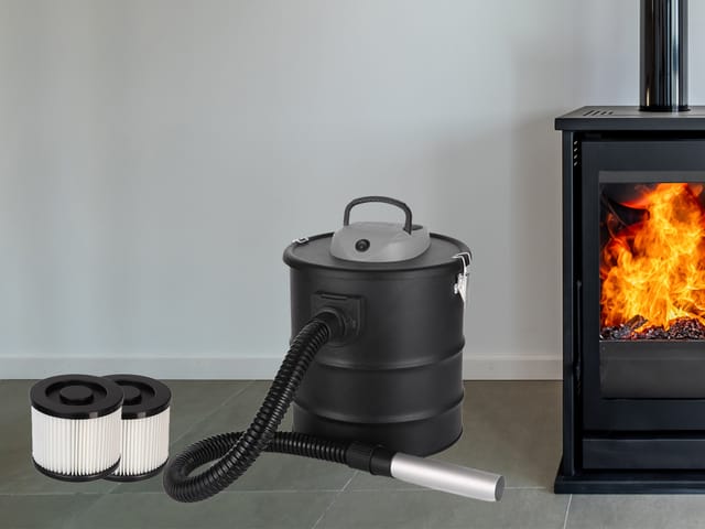 Beutelloser Aschesauger Mit 2x Hepa-filter, Blasfunktion - 20l Volumen 1200 Watt