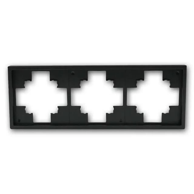 McPower 3-Fach Rahmen SHALLOW Anthrazit 225x80x10mm