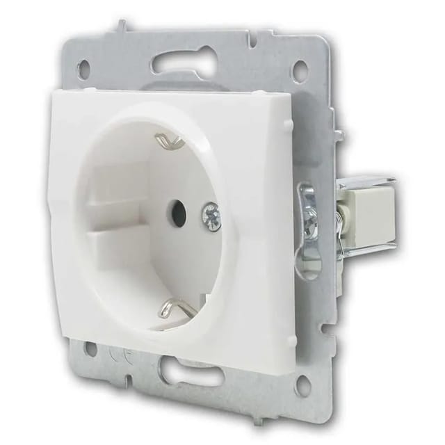 Kanlux LOGI Steckdose Weiß 250V16A ohne Rahmen