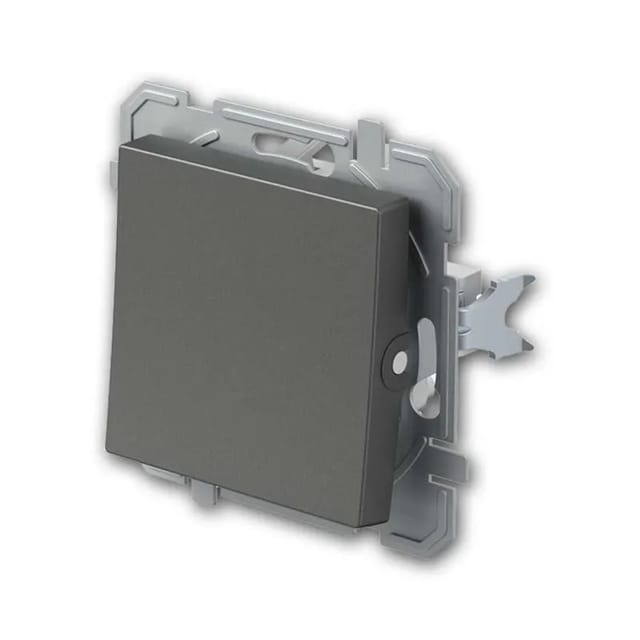 TEM LOGIQ Kreuzschalter Anthrazit 250V10A ohne Rahmen