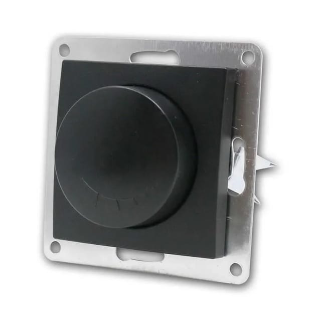 McPower FLAIR LED Dimmer Schalter Schwarz 250V300W ohne Rahmen