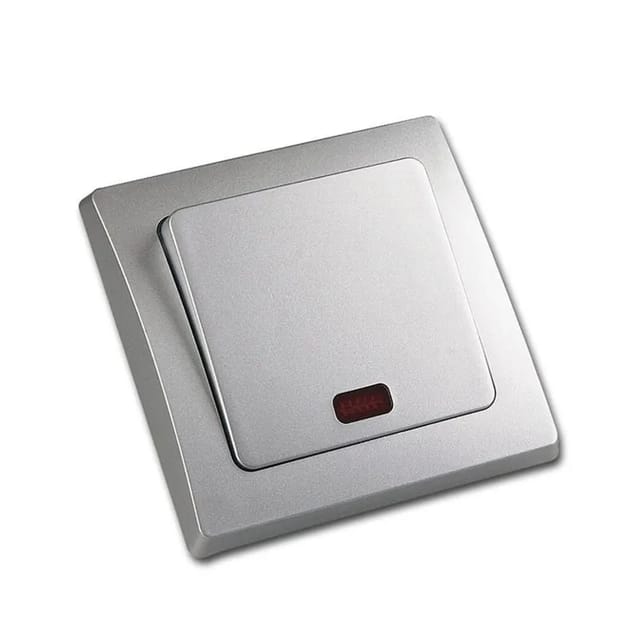 ChiliTec DELPHI Kontroll Schalter 250V 10A UP Silber