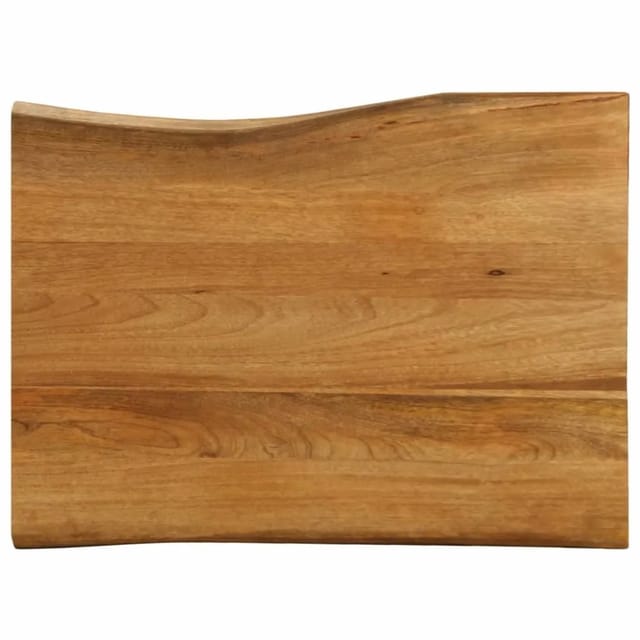 vidaXL Tischplatte mit Baumkante 80x60x2,5 cm Massivholz Mango 370764