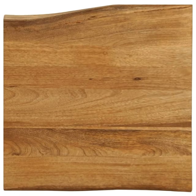 vidaXL Tischplatte mit Baumkante 80x80x2,5 cm Massivholz Mango 370770
