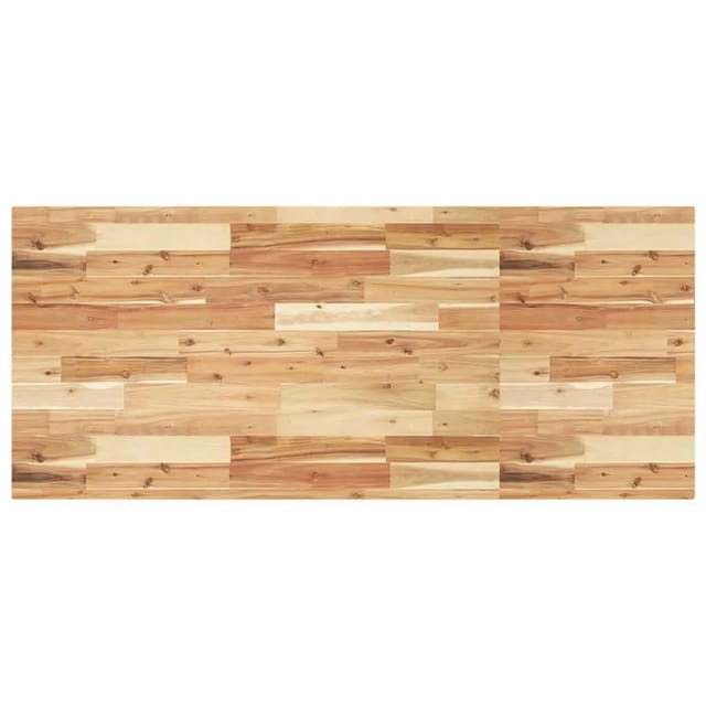 vidaXL Tischplatte Rechteckig 140x60x4 cm Massivholz Akazie 4008861
