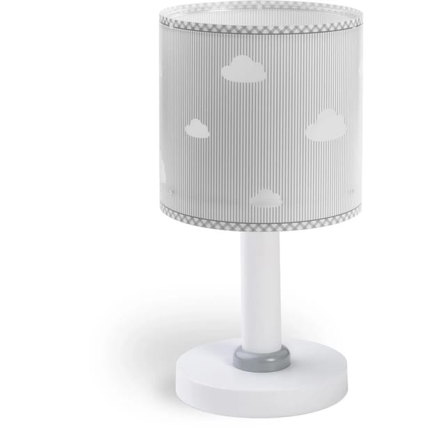 Dalber KinderNachttischlampe Wolken Grau