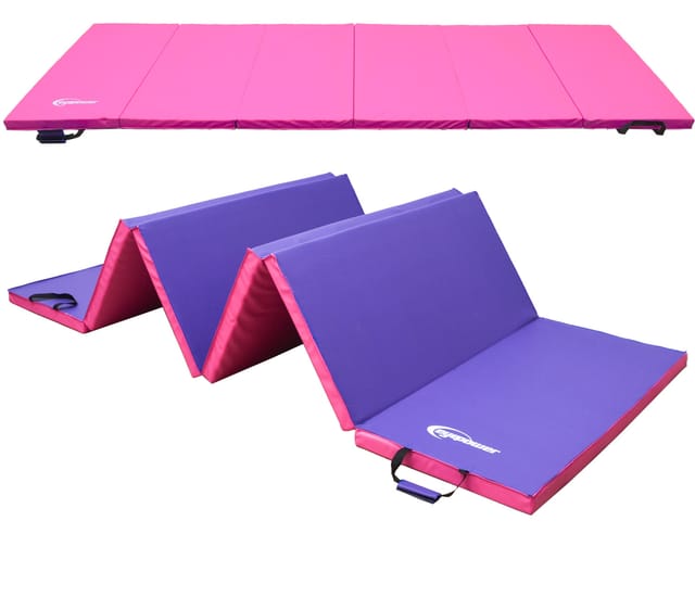 eyepower Gymnastikmatte Klappbar 300 x 100 x 5 cm Pink