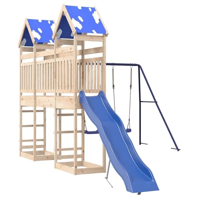 vidaXL Spielturm Massivholz Kiefer 3279040