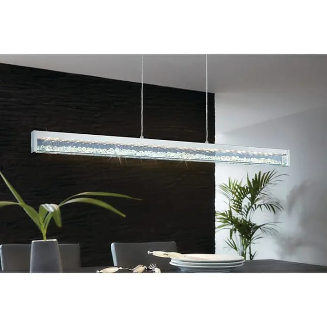 EGLO LED Hängeleuchte 'Cardito 1' chrom 88,5 cm