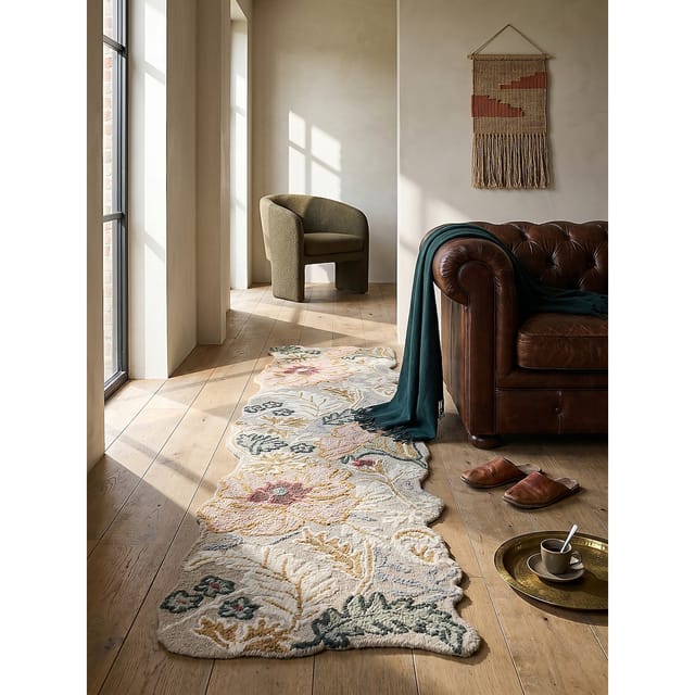 Läufer floral Hellrosa 60 x 230 cm - CHAR Kadima Design