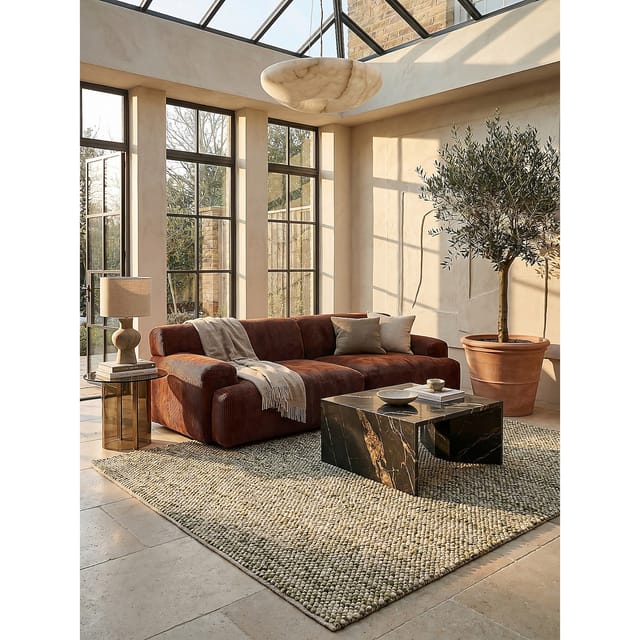 Teppich uni Grün 120 x 170 cm - MEDWAY Kadima Design
