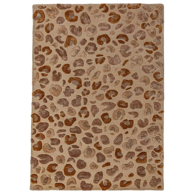 Teppich Leopard Natur 160 x 230 cm - SABLE Kadima Design