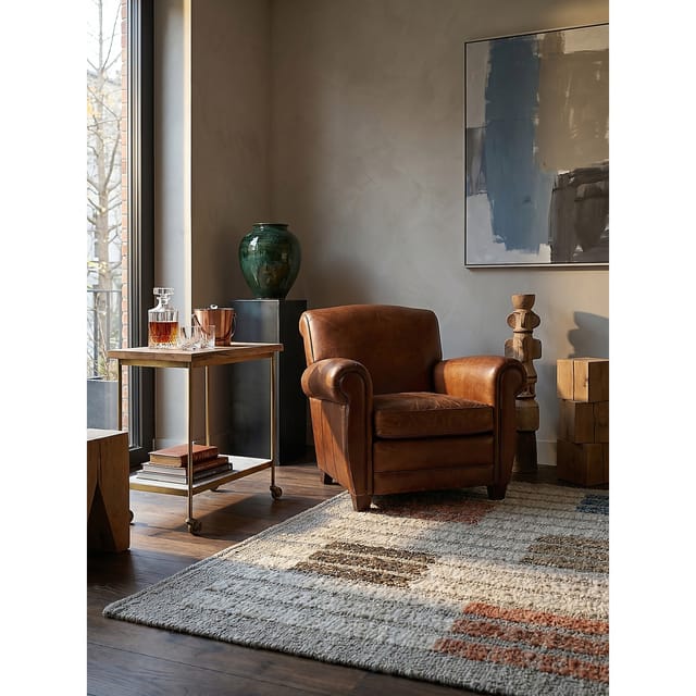 Flachgewebe-Teppich geometrisch Bunt 200 x 300 cm - ALDER Kadima