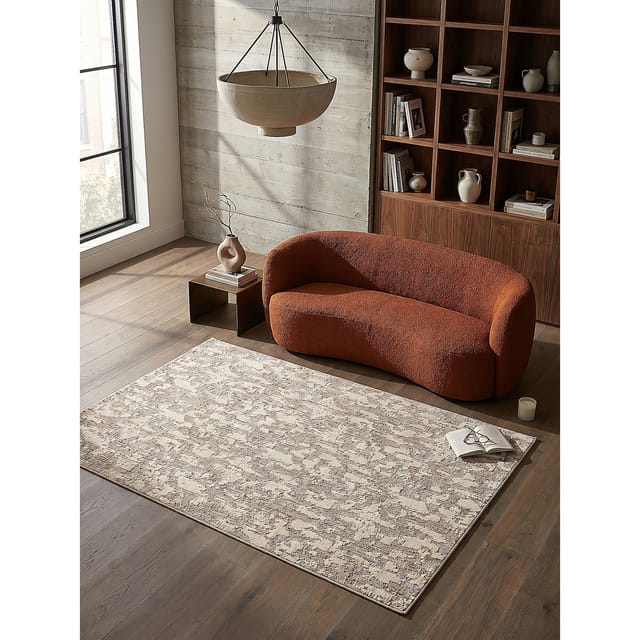 Teppich waschbar Beige 194 x 290 cm - RIDGE Kadima Design