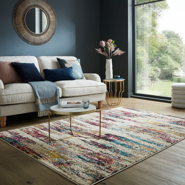 Teppich Farbstrich Bunt 200 x 290 cm - FAL Kadima Design
