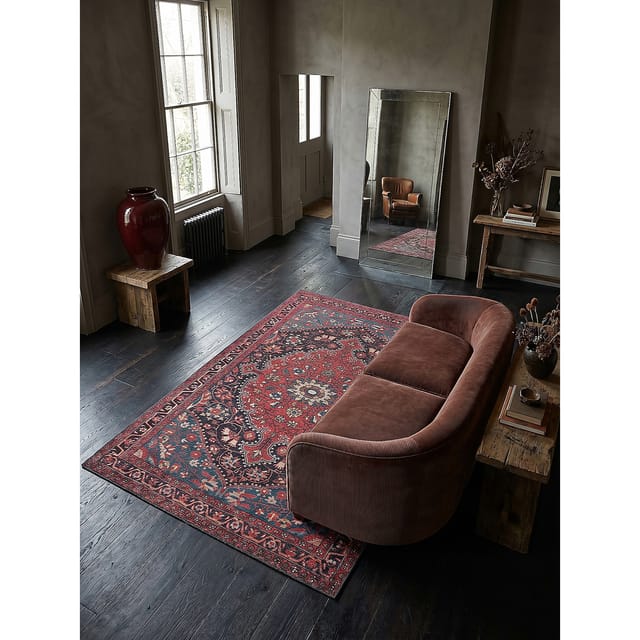 Teppich waschbar Rot 152 x 230 cm - HURST Kadima Design