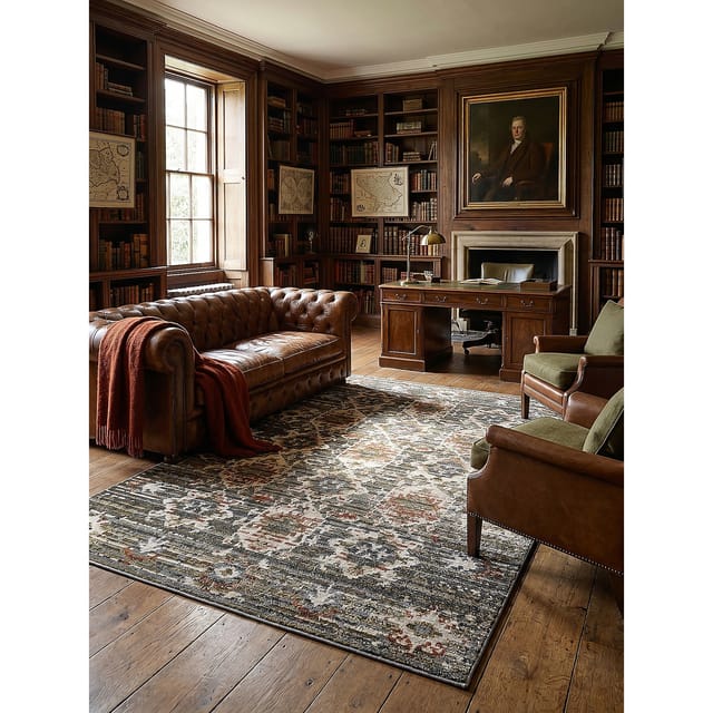 Teppich Vintage Grün 200 x 300 cm - PERRAN Kadima Design