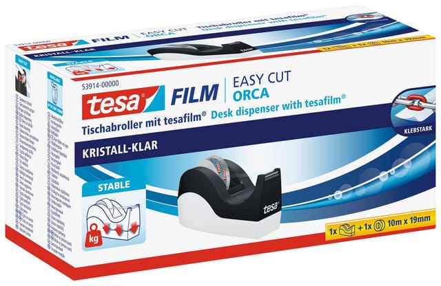 tesa Easy Cut Desk Dispenser Orca