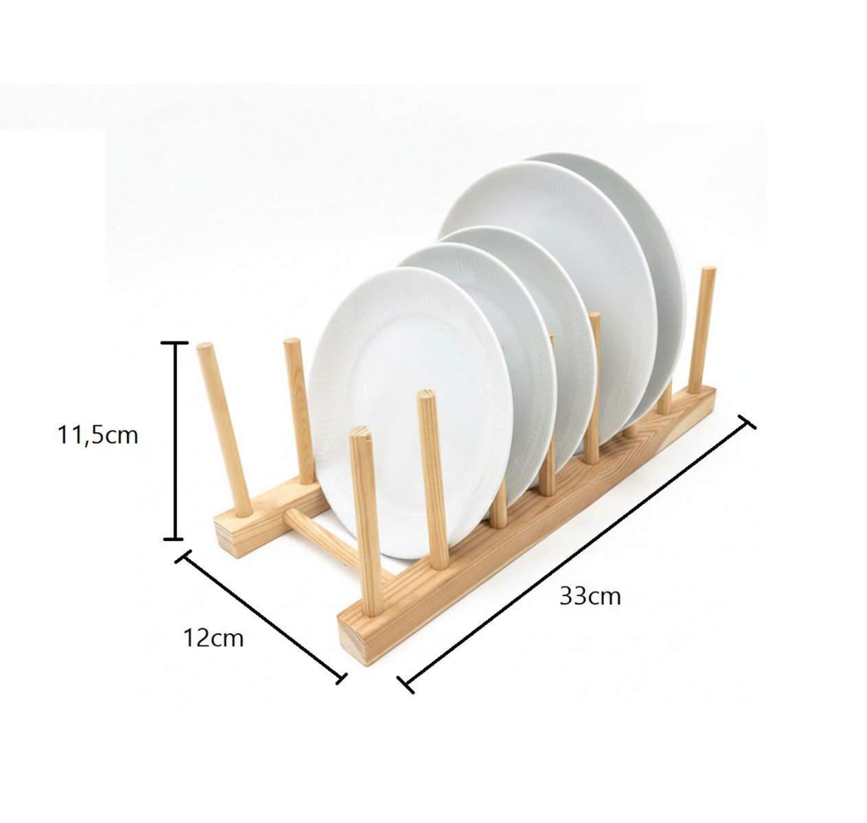 Cheffinger Organizer Bambus-Organizer - Abtropfgestell für Küchenutensilien (1 St)