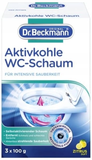 Dr. Beckmann Wc-schaum Mit Aktivkohle Zitrus 300 G
