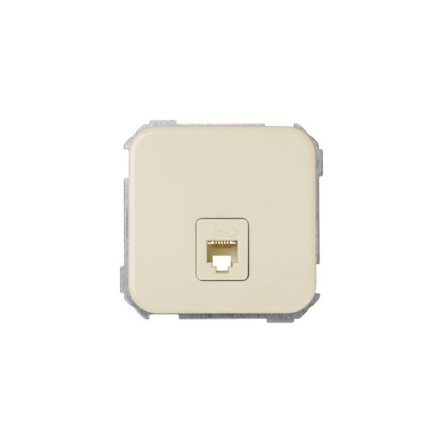 Rj11 Telefonbuchse 4 Kontakte Elfenbein Simon 31480-31