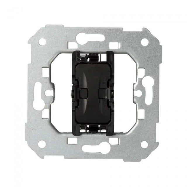 Simon 82 Ein-knopf-rollladenschalter, Drei-positionen-mechanismus, Schnellverschlüsse, 75333-39