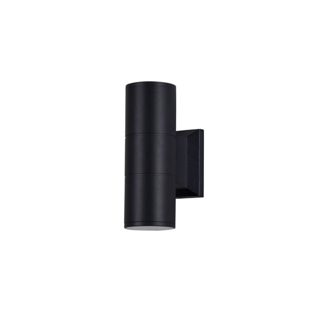 Bowery Wandleuchte Schwarz, 2 Licht Ip54, Gu10