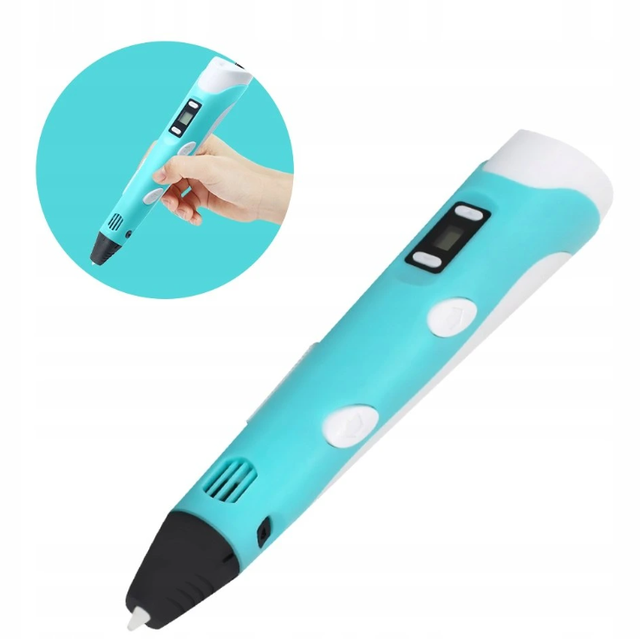3d-stift Für Kinder – Kreativer Druckerspaß Pe12 Blaue Nachfüllmine
