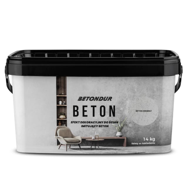 Betondur Dekorative Wandgestaltung In Betonoptik – Silber – 14 Kg