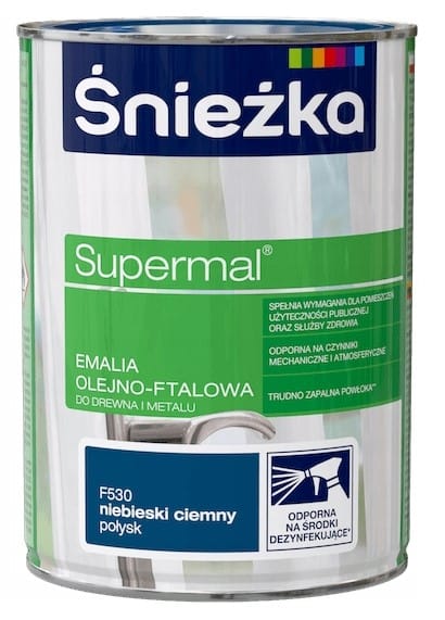 Śnieżka Supermal Dunkelblau Glänzend 0,8l