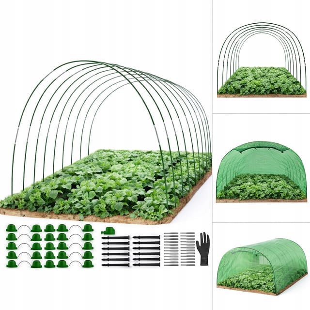 Tunnelbögen Für Einen 38 Cm Folientunnel, 90-teiliges Set Für Einen Folientunnel