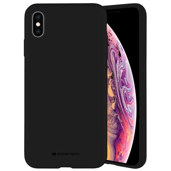 Iphone 15 Plus Mercury Silikonhülle Schwarz