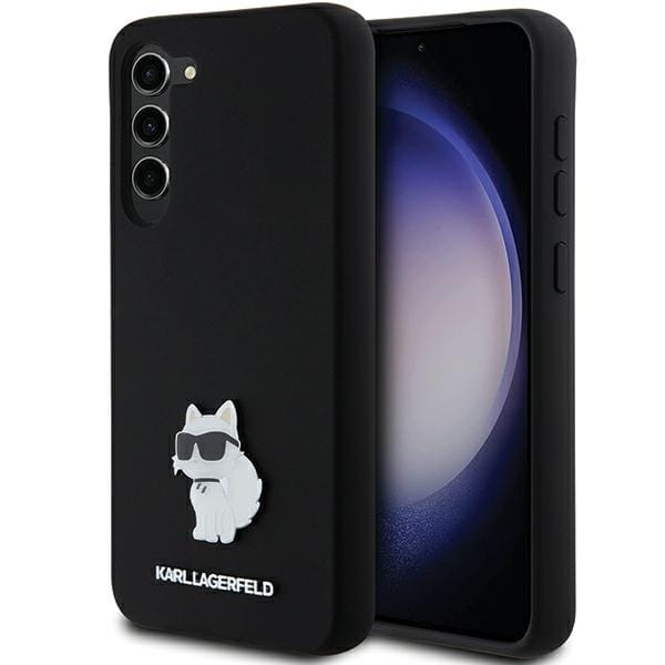 Samsung Galaxy S23 Plus Hülle Karl Lagerfeld Silikon Schwarz