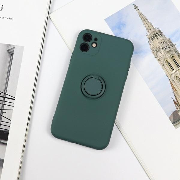 Beline Silikon-ringhülle Für Iphone 12 Pro Max, Grün